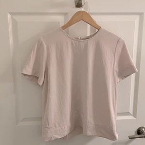 Everlane blouse in light pink